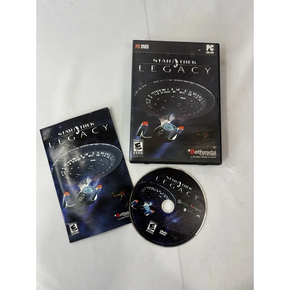 Star Trek:‎ Legacy (PC DVD, 2006) With Manual And Case